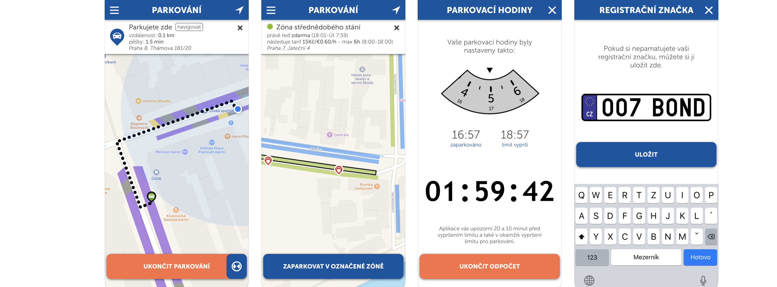 Kdy lze parkovat na modré zóně?